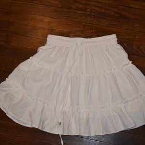 Sundae Muse Flowy White Skirt